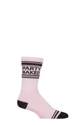 Pair Party Naked Cotton Socks Multi One Size - Pink - Size: One Size