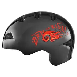Casco Urbano Junior Fiamma Black
