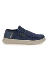 Scarpe slip on blu in tessuto RO51803 41
