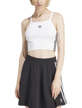 Originals 3 Stripes Crop White S Damen - Adidas - FashionsVida