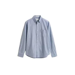 Chemise à Manches Longues Oxford Regular Fit College Blue M