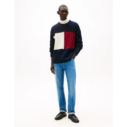 Pantalón vaquero de caballero liso con fit recto Denton