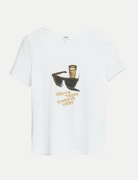 RED LABEL Regular-Fit T-Shirt mit Frontprint Weiß 38 - S. Oliver - FashionsVida