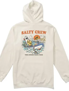 Sweat à Capuche Downtime Hood Fleece Moonbeam 2XL - Salty Crew - FashionsVida