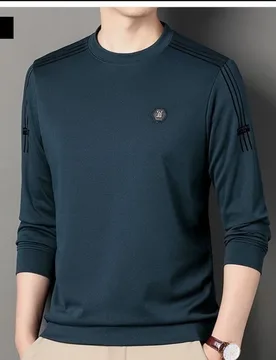 High End Men's Round Neck T-shirt 2025 Spring Autumn Long Sleeve Sport Tops Luxurious Men Casual Tee Men's Tshirt Clothing C0235 - Aliexpress - FashionsVida