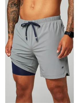 Kurze Doppelpunkt The One 7" - Gris - male - Size: XL - Fabletics - FashionsVida