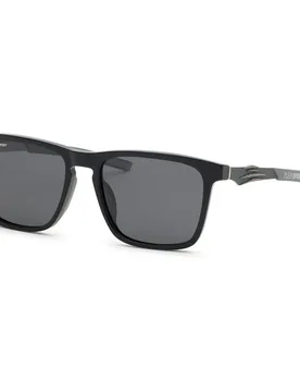 Lunettes De Soleil Polarisées Ssp038-57700p Shiny Black Smoke Polarized/CAT3 - Philipp Plein Sport - FashionsVida