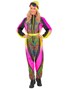 Skikostüm Damen Zebra multicolor Erwachsene - female - Widmann - FashionsVida