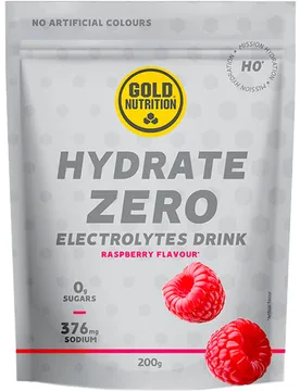 Hydrate zero h0 frambuesa - 200gr hidratación (UNICA) - Gold Nutrition - FashionsVida