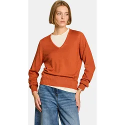 Jersey de mujer detalle canalé