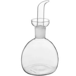 Aceitera redonda de borosilicato
