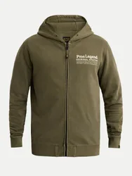 Sweatshirtjacke mit Kapuze Grün XL