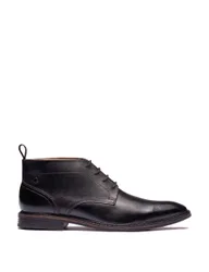 Leather Chukka Boots Black male