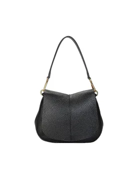 Ledertasche - Umhängetasche HELENA ROUND schwarz Damen - GIANNI CHIARINI - FashionsVida