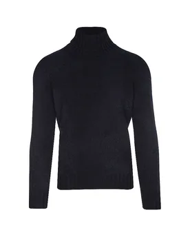 Pull à col roulé bleu marine 46 - Gran Sasso - FashionsVida