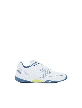 Tennis Clay U Clay Shoes White / Blue UK 9.5 - Ea7 Emporio Armani - FashionsVida