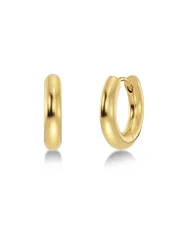 Ohrringe CHUNCKY HOOPS Small Gold gold Damen