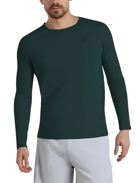 Amer Long Sleeve T-shirt Dark Green S - Bullpadel - FashionsVida