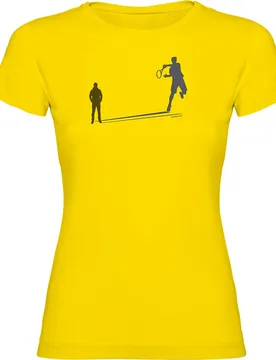 Maglietta A Maniche Corte Tennis Shadow Yellow M - Kruskis - FashionsVida