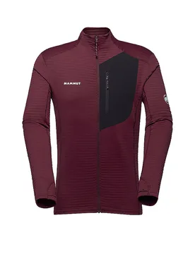 Herren Fleecejacke Taiss Light ML dunkelrot XXL M - Mammut - FashionsVida