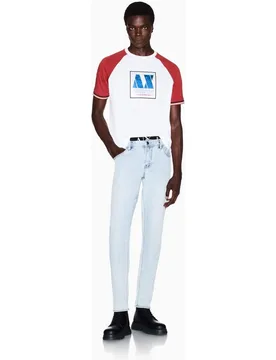 Vaquero de hombre J66 skinny fit lavado medio - Armani Exchange - FashionsVida