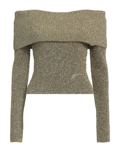 Ganni Pullover Mujer Oro XS Mujer - Ganni - FashionsVida
