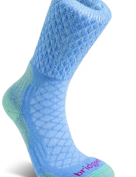 Lightweight Womens Merino Comfort Hiking Crew - - Size: S - Bridgedale - FashionsVida
