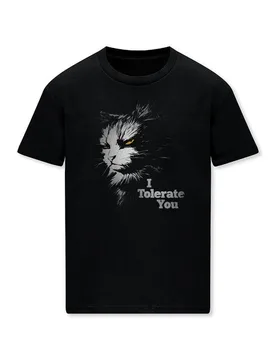 T-Shirt - I Tolerate You - XXL bis 3XL - für Männer - Größe 3XL - schwarz - Männer - male - Goodie Two Sleeves - FashionsVida