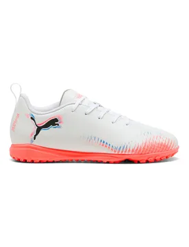 Scarpe da calcetto bianche con suola turf Future 8 Play TT Jr 32 - Puma - FashionsVida