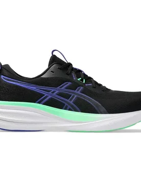 Gel-pulse 17 Running Shoes Black / Cobalt Burst UK 10.5 Men - Asics - FashionsVida