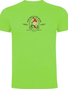 Maglietta A Maniche Corte Tiny Holiday Light Green - Kruskis - FashionsVida