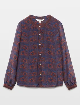 Blusa de mujer estampada - Southern Cotton - FashionsVida