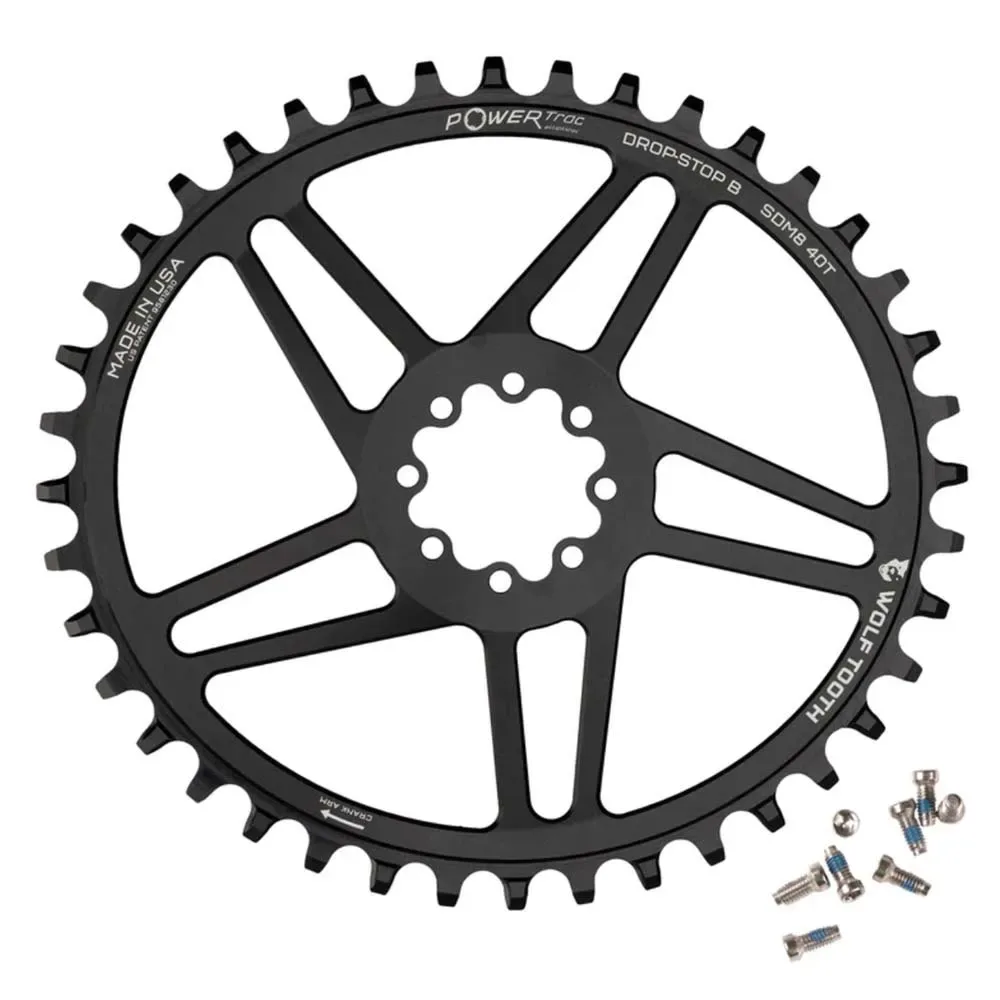 Corona Ovale Sram Axs 8b Dm Black - Wolf Tooth - FashionsVida