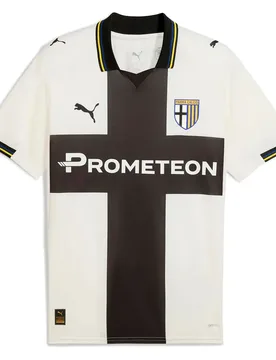 T-shirt à Manches Courtes Domicile Parma Calcio 25/26 Warm White / Black S - Puma - FashionsVida