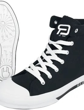 Sneaker high schwarz/weiß "Walk The Line" von - Unisex - unisex - RED by EMP - FashionsVida
