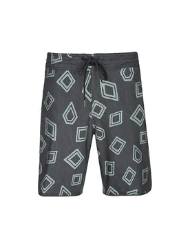 Herren Beachshorts Contact Scallop Stoney 19 schwarz 34 M - Volcom - FashionsVida