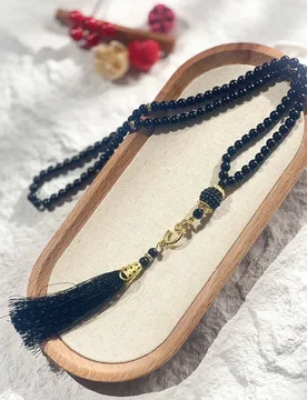 Pieza/6 piezas Cuentas de oración islámicas, 99 cuentas de perlas de vidrio falso para pulsera de adoración musulmana y alabanza árabe Azul claro - Shein - FashionsVida