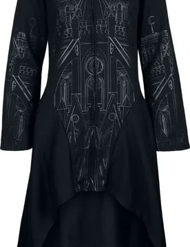 Mantel - Bailica Hood - XS bis 4XL - für Damen - Größe M - schwarz - Frauen - female - Vixxsin - FashionsVida