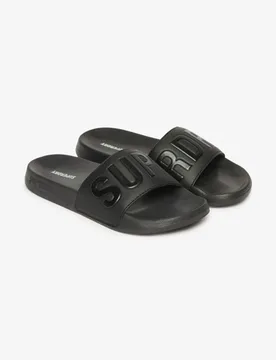 Superdry Damen Core Badesandalen Schwarz - Größe: M - 29.99 - FashionsVida