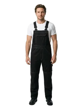 Combinaison Avec Poches Pour Genouillères Industry 10569 Black 54 - MASCOT - FashionsVida