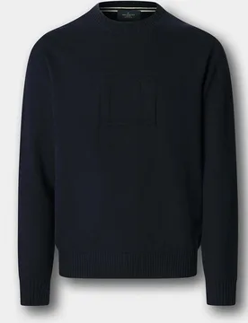 Jersey de hombre cuello redondo mezcla de cashmere fit regular - Hackett - FashionsVida