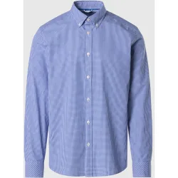 Camisa de hombre en algodón con botón en cuello