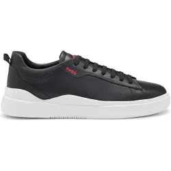 Deportivas tipo cupsole en piel lisa Hombre