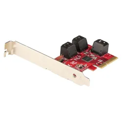 Carte D´extension Pci-e 6 Ports Grey / Red One Size unisex