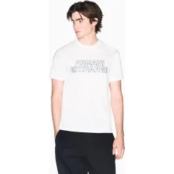 Camiseta de hombre manga corta con maxi logo