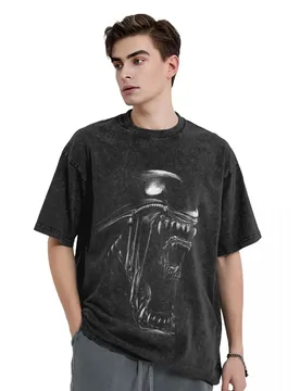 Alien/Xenomorph scratchboard design T-Shirt sweat Short sleeve tee custom t shirt mens t shirts - Aliexpress - FashionsVida
