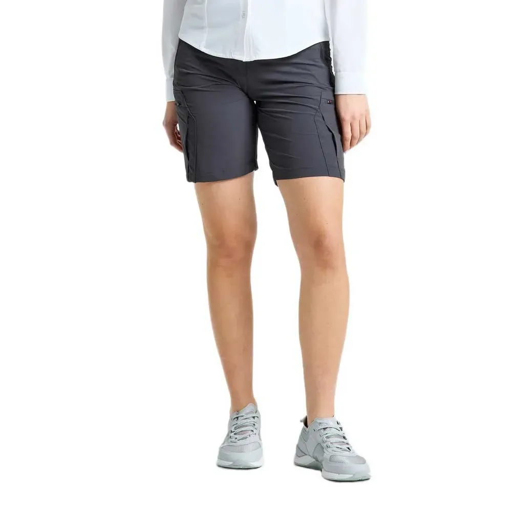 Tech Cargo Shorts Dark Titanium L Women - SLAM - FashionsVida