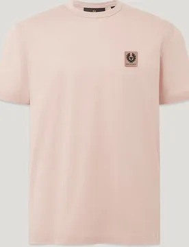Camiseta básica de manga corta con logo pequeño de hombre - Belstaff - FashionsVida