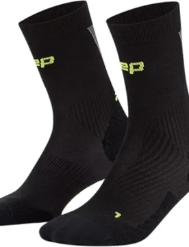 Core Run Ultralight 4.0 Laufsocken Mid-Cut Herren black/grey 45-48+ - Cep - FashionsVida
