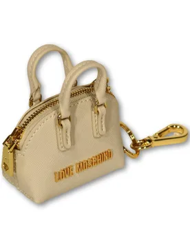 Portachiavi Donna JC5412PP0NKZ0-110 Avorio - Love Moschino - FashionsVida